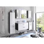 Armoir avec miroir Braddock Anthracite