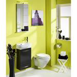 Set mobili da bagno Gusi (2 pezzi) Color antracite lucido