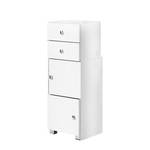 Set mobili da bagno Montreal (3 pezzi) Bianco lucido