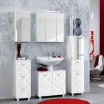 Armoire colonne Bubble II Blanc brillant - Largeur : 30 cm