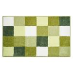 Tapis de bain Bona Checked Tissu - Vert herbe - 60 x 100 cm