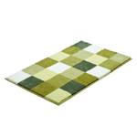 Tapis de bain Bona Checked Tissu - Vert herbe - 60 x 100 cm