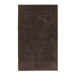 Badteppich Exclusive 100% Baumwolle dark brown - 693 - Toilettenvorlage: 50 x 55 cm