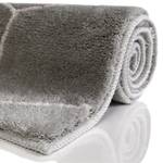 Tapis de bain Flair Fibres synthétiques - Silver White - 55 x 65 cm