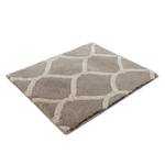 Tapis de bain Oriental Tile Fibres synthétiques - Gris / Beige - 55 x 65 cm