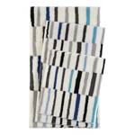 Tapis de bain Riverside Fibres synthétiques - Blanc / Bleu - 55 x 65 cm