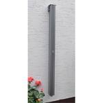 Balkonluifel Florence aluminium/polyester antracietkleurig breedte: 120cm