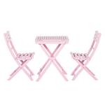 Ensemble de balcon Betty Sue IV Acacia massif - Rose