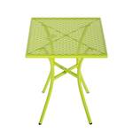 Set mobili da giardino Pini (3 pezzi) Acciaio - Verde chiaro