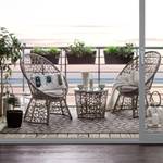 Set balcone Moosh (3 pezzi) Polyrattan Color antracite