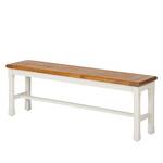 Banc Boddo Pin massif - Blanc / miel