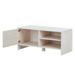 Banc Enrik Pin massif - Blanc