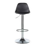 Tabouret de bar Batya (lot 2) kunststof/kunstleer - Noir