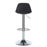 Tabouret de bar Batya (lot 2) kunststof/kunstleer - Noir