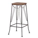 Tabouret de bar Béton II Acacia massif / Métal