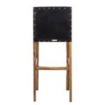 Tabouret de bar Bombay I Sheesham massif - Naturel / Noir