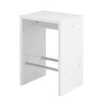 Tabouret de bar Jersey Blanc brillant