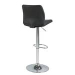 Tabouret de bar Kelso (lot 2) Imitation cuir - Noir / Chrome