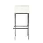 Tabouret de bar Mijas Imitation cuir - Blanc