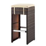 Gartenbar-Set Paradise Lounge Polyrattan Braun