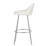 Chaise de bar Alvida Imitation cuir - Blanc