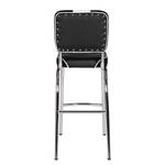 Chaises de bar Elvis (lot de 2) 108.5 - Noir / Blanc