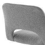 Chaise de bar Fredonia (lot de 2) Tissu / Métal - Gris