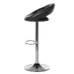 Chaise de bar Hemingway- Imitation cuir Noir