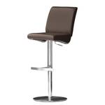 Tabouret de bar Hoover Marron - Tulipe - Cuir synthétique