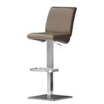Tabouret de bar Hoover Cappuccino - Angulaire - Cuir synthétique