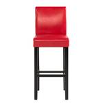 Sedia da bar Nello (set 2) Similpelle - Rosso