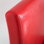 Chaise de bar Nello (lot 2) Imitation cuir - Rouge