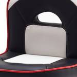 Chaise de bar Olivea (lot 2) Noir / Rouge Blanc