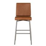 Chaises de bar Wida (lot de 2) Imitation cuir - Cognac