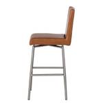 Chaises de bar Wida (lot de 2) Imitation cuir - Cognac