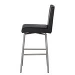 Chaises de bar Wida (lot de 2) Imitation cuir - Noir