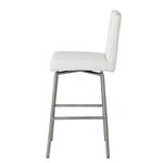 Chaises de bar Wida (lot de 2) Imitation cuir - Blanc