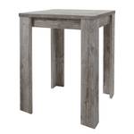 Table haute Bertry Gris - Bois manufacturé - 80 x 104 x 80 cm