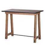 Table haute Beton Acacia partiellement massif - Acacia - Charbon