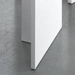 Table haute Givry Blanc - Bois manufacturé - 45 x 148 x 90 cm