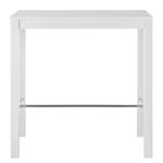 Table de bar Hartley Bois massif - Blanc - 105 x 65 cm