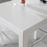 Table de bar Hartley Bois massif - Blanc - 105 x 65 cm