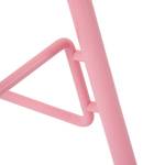 Bartisch Hennes Eiche massiv / Metall - Pink