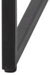 Table basse Infors Noir - En partie en bois massif - 120 x 48 x 60 cm