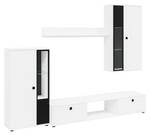 FURNIX Ensemble meubles Sarai + LED Blanc pur - Blanc