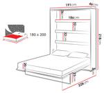 Schrankbett Bed Concept BC-13 Eiche