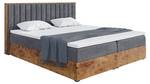 Boxspringbett Lofty 4 Dunkelgrau - Breite: 149 cm - H3