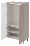 Kleiderschrank Aruba Beige - Holzwerkstoff - 90 x 185 x 52 cm