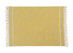Ontario moderner Teppich Beige - Polyrattan - 60 x 1 x 110 cm