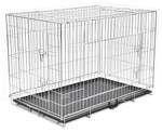 Hundebox  170219 Schwarz - Metall - 83 x 74 x 121 cm